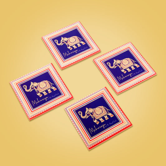 Maharaja Royal Elephant Coasters (Set of 4)