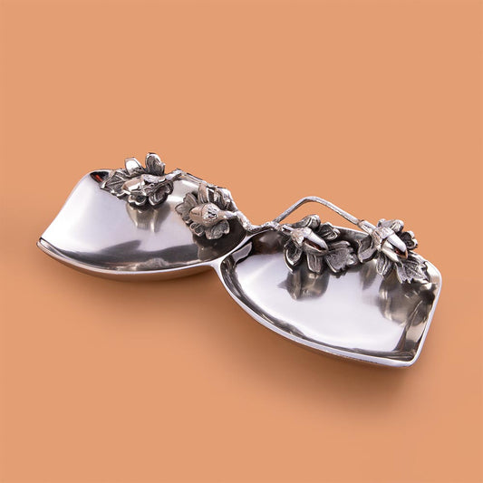 Flora 2-Section Dish