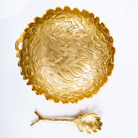 Philodendron Salad Serving Bowl
