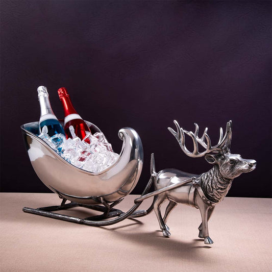 Reindeer Carriage Wine Cooler