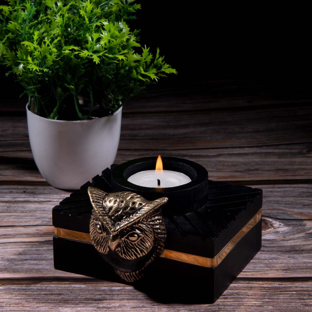 brass tealight candle stand
