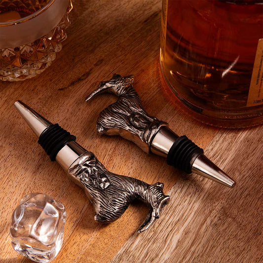 Mountain Goat Wine Bottle Stopper (Set Of 2 Pcs)