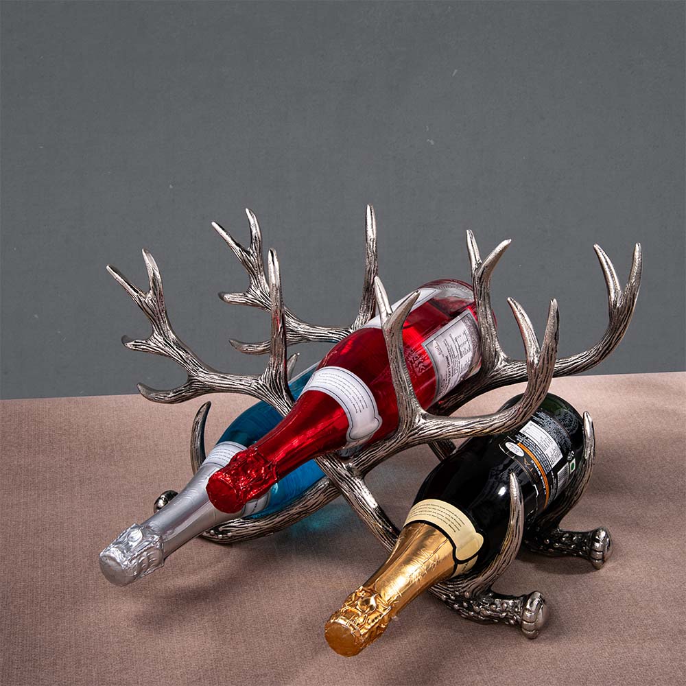 Buy Stag Antler Wine Rack for Home Bar | Tabletop Bottle Holder