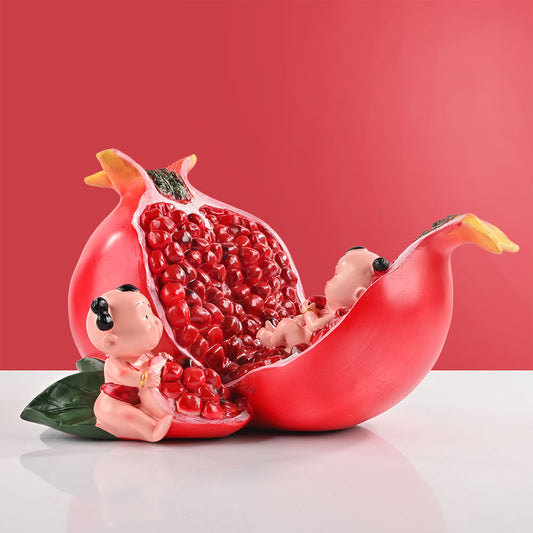 Grenadine Fruit Decorative Showpiece