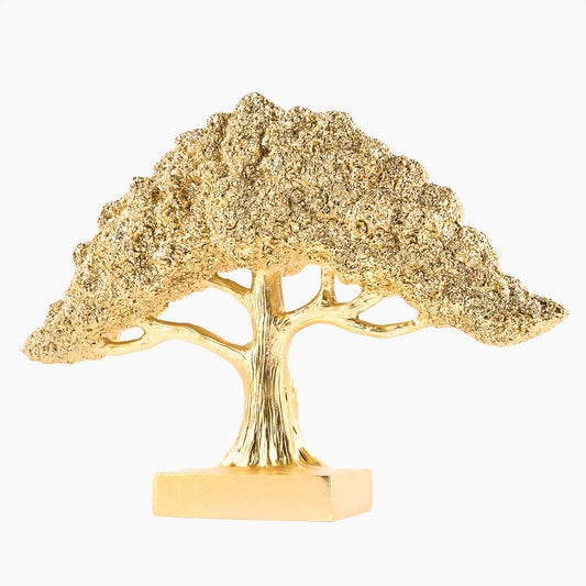 Golden Tree Decor Showpiece