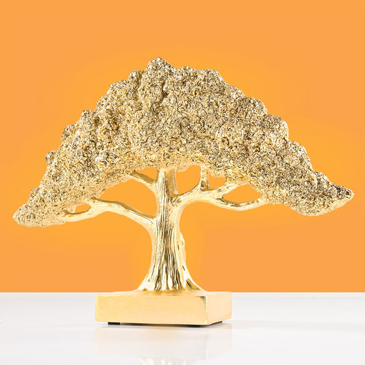 Golden Tree Decor Showpiece