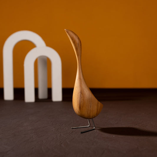 Lapis Baby Goose Wooden Décor