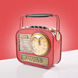 Broadcaster Vintage Radio Clock & Coin Bank