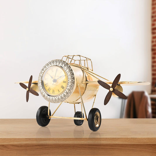 Mavis 1871 Vintage Airplane Clock
