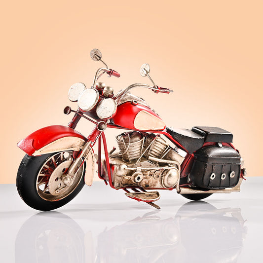 Red Lightning Vintage Motorcycle