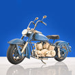 Blue Lightning Vintage Motorcycle