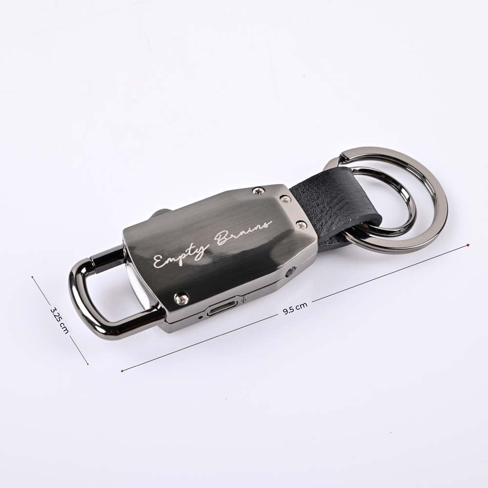 Electric Key Chain The Fusion Electric Lighter Keychain (Black)