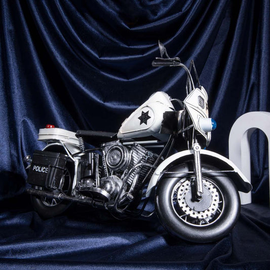 Vintage Police Motorcycle