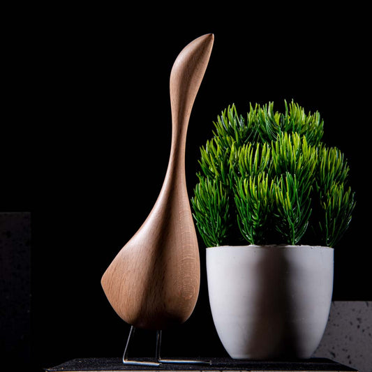 Lapis Baby Goose Wooden Décor