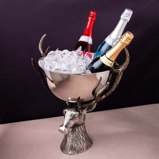 Reindeer Wine Cooler/Punch Bowl