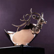 Silver Stag Head Wine Cooler Bucket