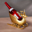 Santas Sleigh Wine Bottle Stand