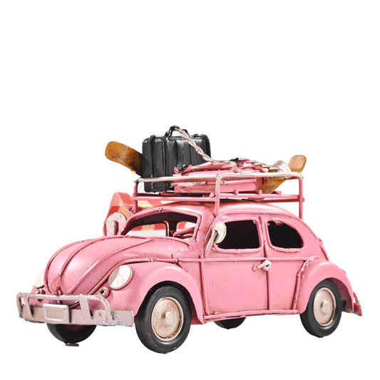 Backpacker Vintage Beetle Car