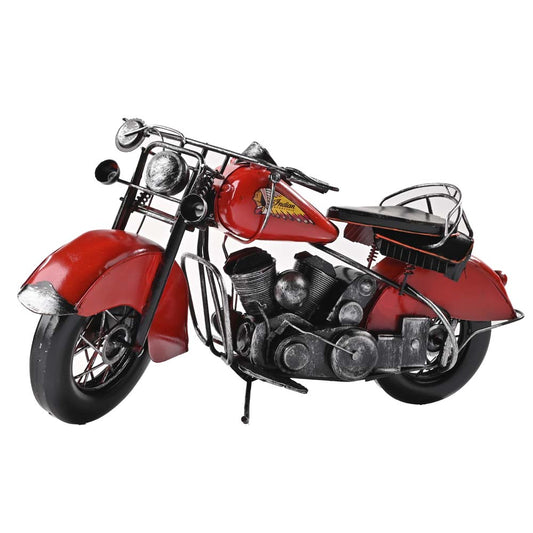 Vintage Red Sun Motorcycle