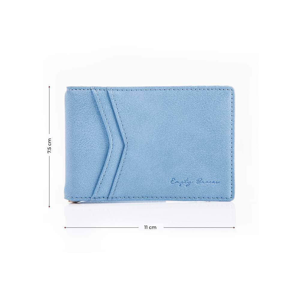 PU Leather blue wallet