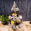 Yule Christmas Tree 2-Tier Cake Stand