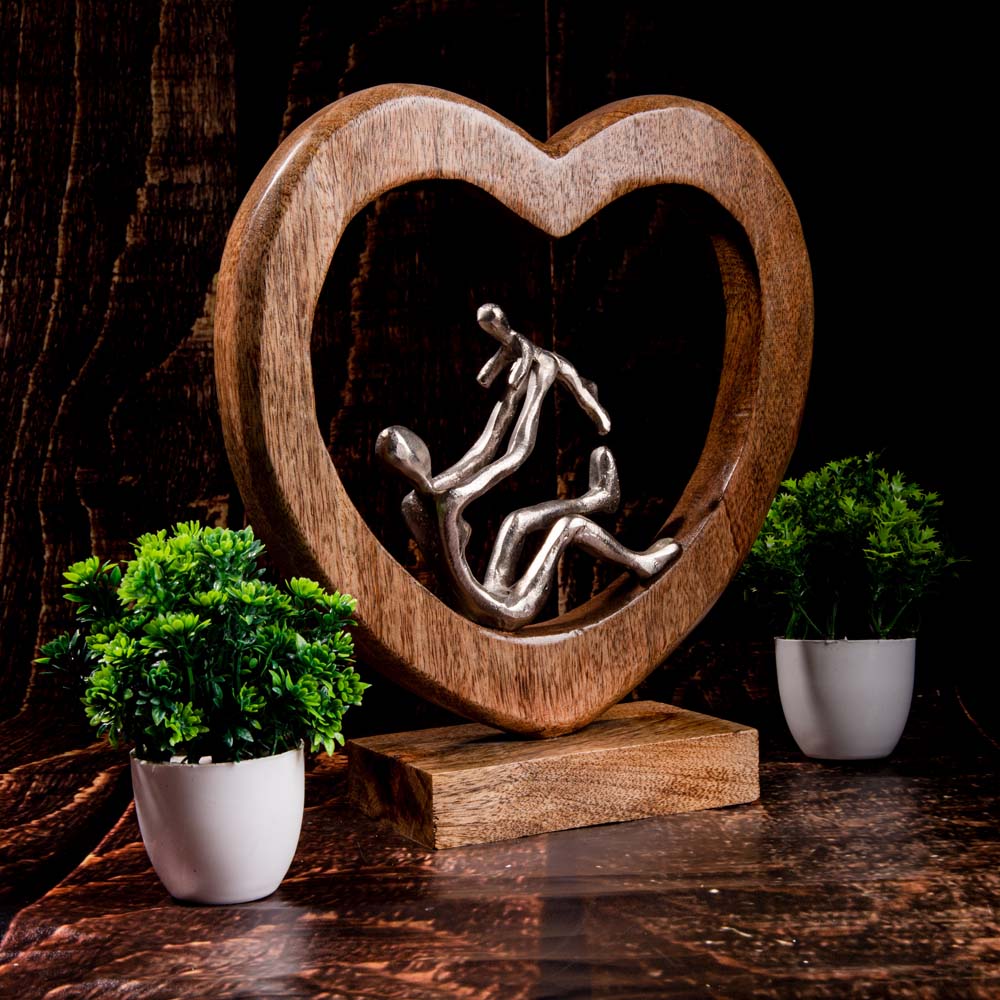 wooden showpiece for home decoration