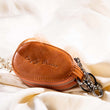 brown car key case