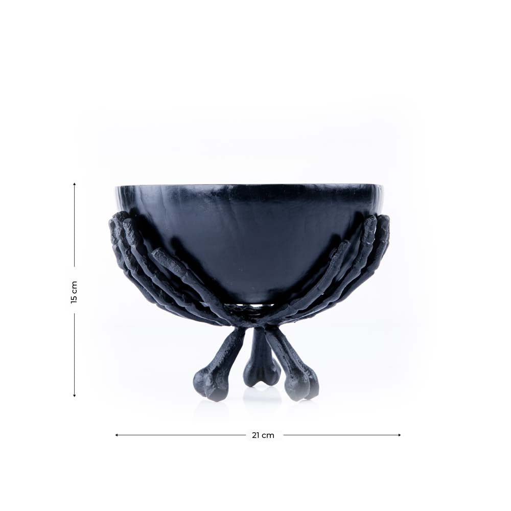 serving bowl with stand